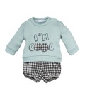 Conjunto cool verde bonito