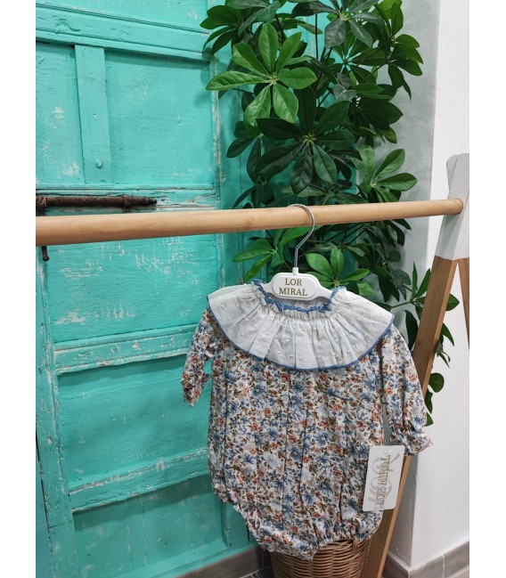 Bombacho floral azules