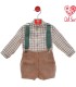 Conjunto camisa con tirantes verde