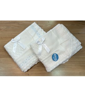 toquilla blanco con detalles