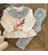 Conjunto de mayas conejito con zanahoria