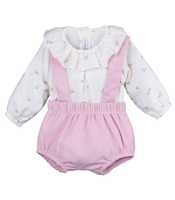 Conjunto camisa con peto