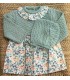 vestido floral azulon