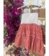 vestido flores rojas