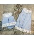 Vestidos Rayas Celeste
