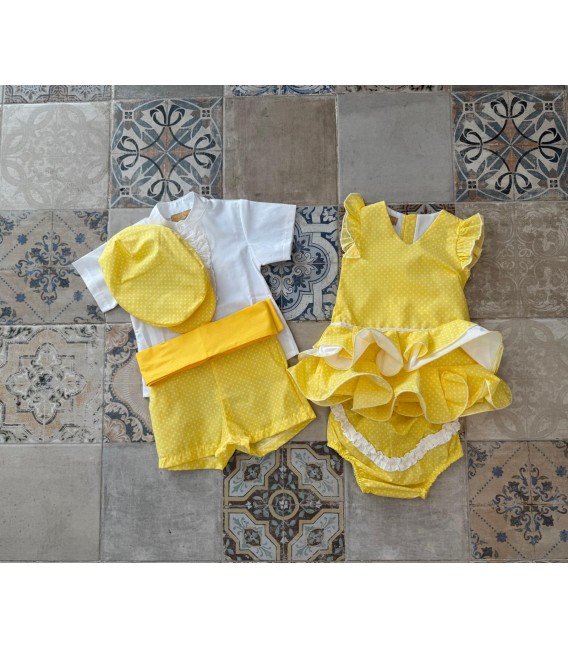 Traje de Flamenco Amarillo Niño/Niña