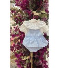 Camisa con peto vichy
