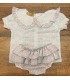 conjunto camisa perforada
