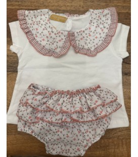conjunto flor maquillaje