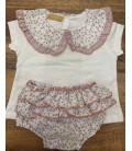 conjunto flor maquillaje