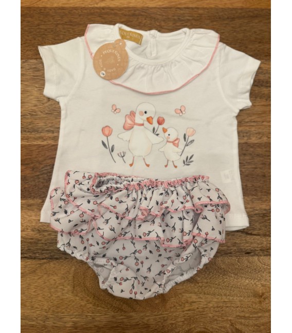 conjunto cisnes con moña