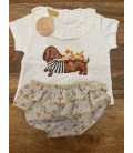 conjunto perro salchicha