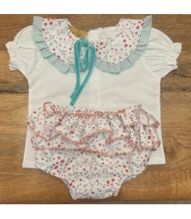 conjunto lazo petit verde agua