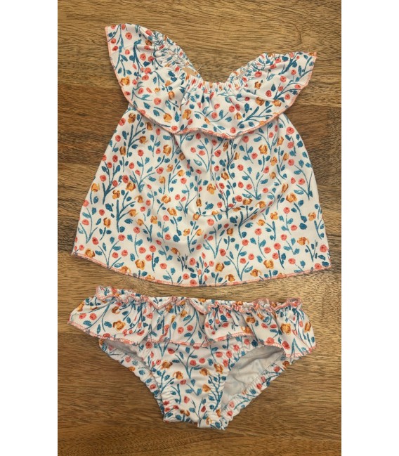 conjunto baño floral