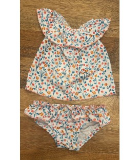 conjunto baño floral