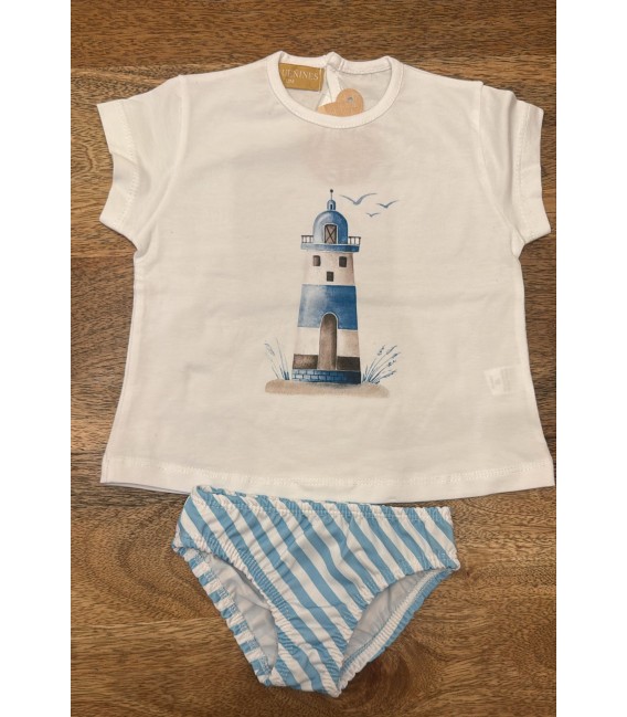 conjunto baño faro azul