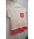 Conjunto pantalon bolsillo rojo