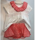 Conjunto con falda rojo