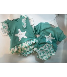 Conjunto algodon estrella