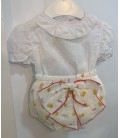 Conjunto camisa,braguita pollo