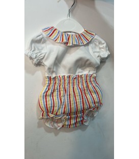 Conjunto pololo rayas