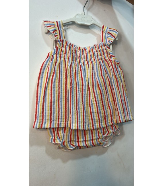 vestido de rayas