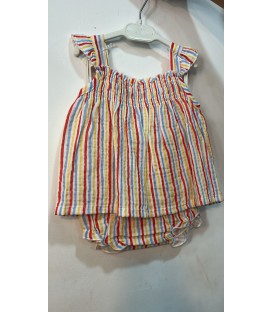vestido de rayas