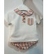 Conjunto pololo rayas cuello bebe
