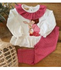 Conjunto leggins niña/conejo