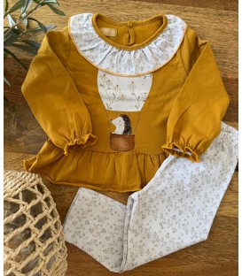 Conjunto leggins erizo/globo