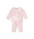 Chándal rosa bebe floral