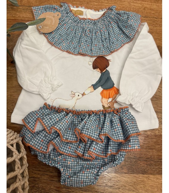 Conjunto niña oveja