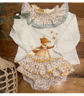 Conjunto ardilla mariposa