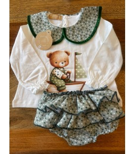 conjunto oso barquito