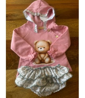 conjunto oso sudadera capucha