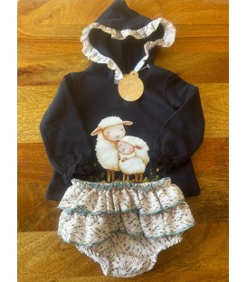 conjunto ovejas sudadera