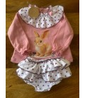 conjunto sudadera conejo