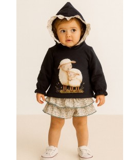 conjunto ovejas sudadera