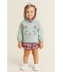 conjunto sudadera gatito miau