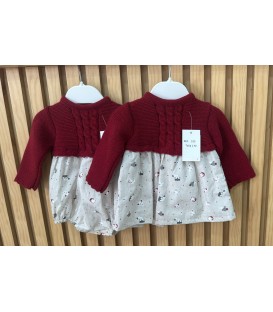 Pelele y vestido lana bufanda
