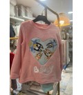 Pijama bluey rosa