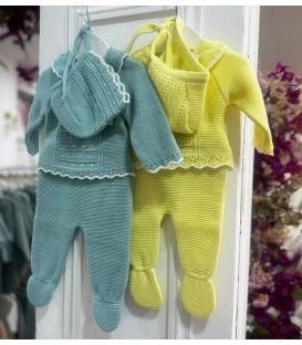 Conjunto lana con capota