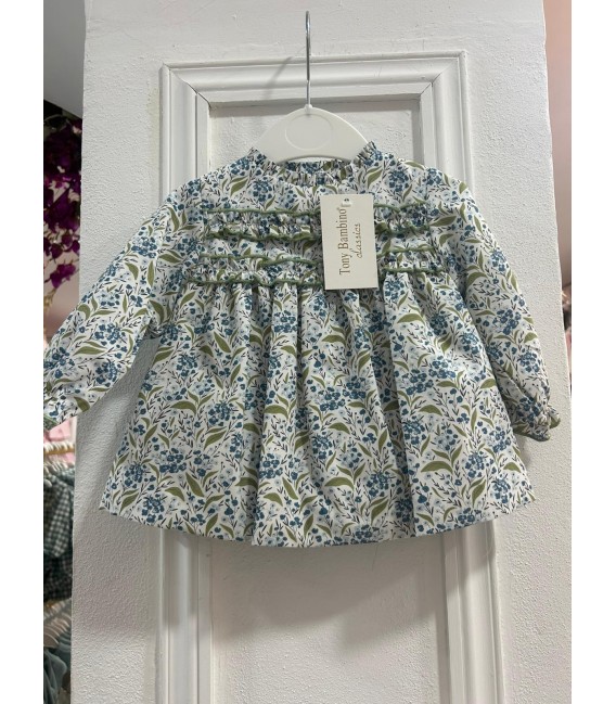 Vestido con cubrepañal