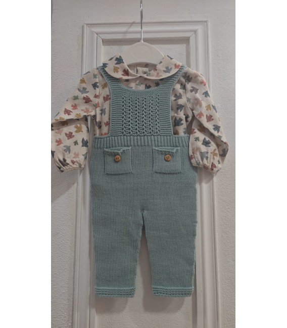 Peto lana con camisa