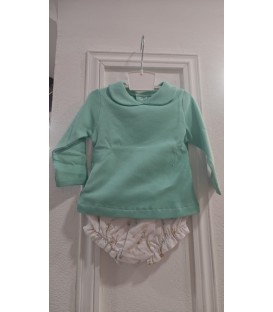 Conjunto algodon verde