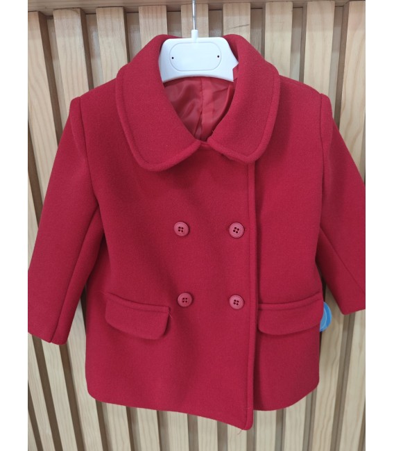 Abrigo de paño forrado