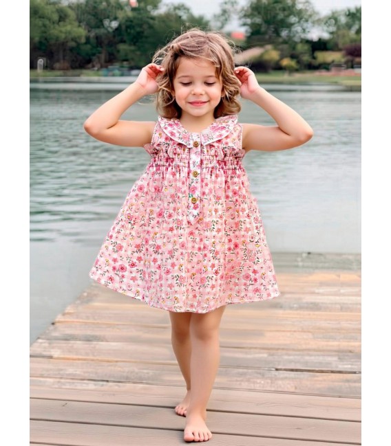 Familia Palma Rosa Vestido