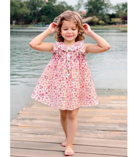 Familia Palma Rosa Vestido