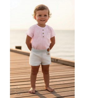 Familia Palma Rosa Camisa Niño