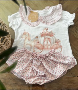 conjunto unicornio carruaje